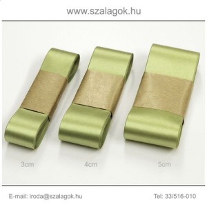 4cm széles szatén szalag 10m C07-kekizöld