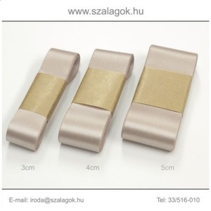 3cm széles szatén szalag 10m C24-vintage