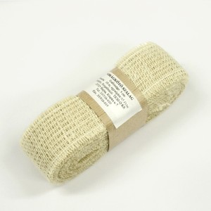5cm széles juta-zsák szalag JC-01 fehér