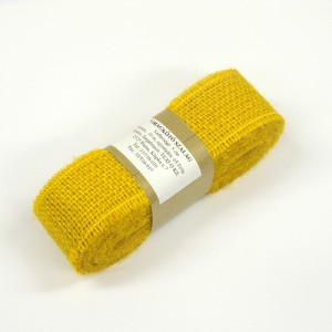 5cm széles juta-zsák szalag JC-21 napsárga