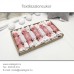 Textil szaloncukor - pink - 9db/cs
