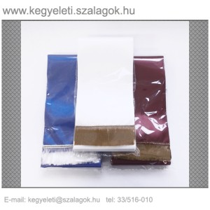 14 cm x 220 cm  szatén koszorúszalag, 10db/csomag